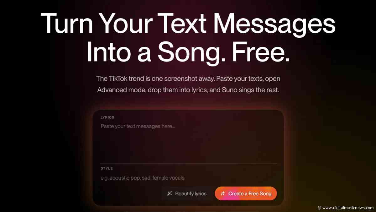 Suno Is Now Serving Up TikTok-Trendy Text-to-Song On iMessage — But Is Apple Making a Very Big Mistake?
