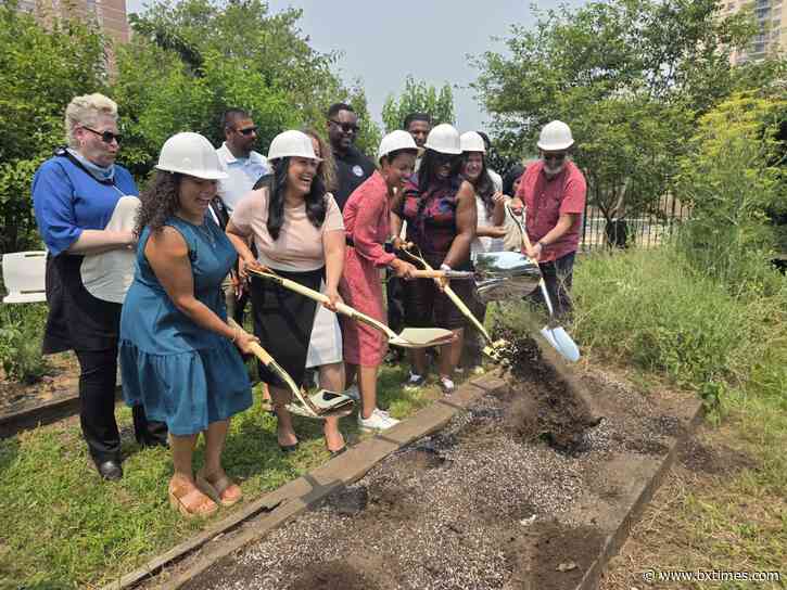 Officials break ground on NYC’s first public school ‘food forest’ in the Bronx