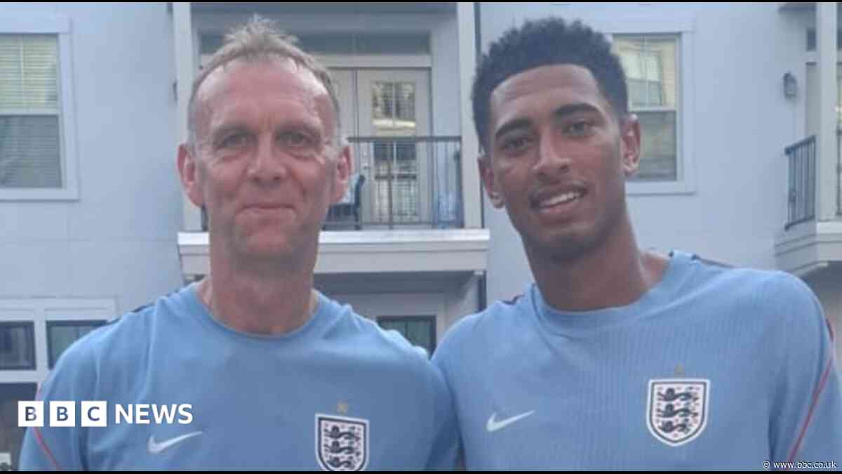 Football fan thrilled to meet hero Bellingham