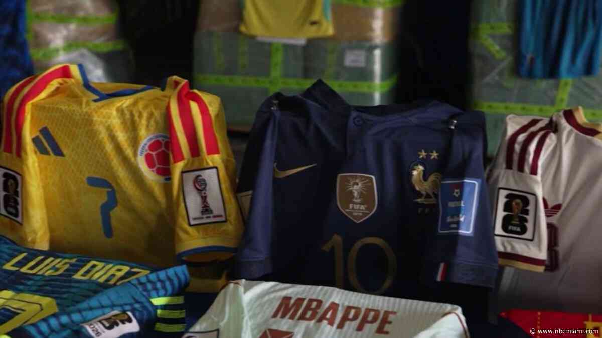 Authorities warn fans from buying counterfeit World Cup jerseys in South Florida