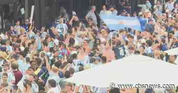 Argentina fans celebrate team's World Cup victory over England in Atlanta