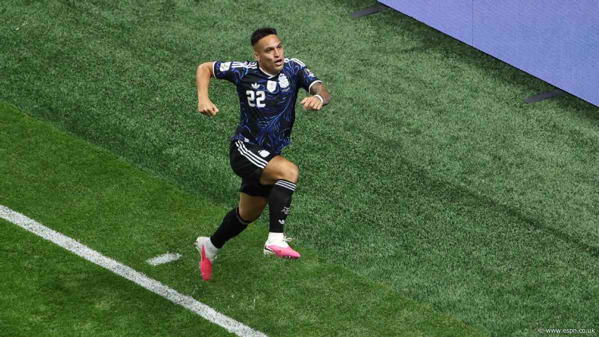 England 1-2 Argentina: Fernandez, Martinez score l...