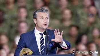 Behandlung wird empfohlen: Hegseth kündigt Testosteron-Tests für US-Soldaten an