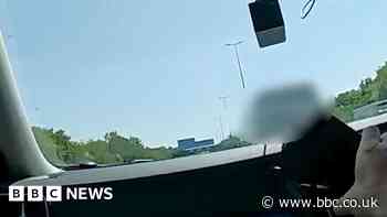 Police ring van driver blocking emergency response