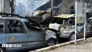 Homes evacuated during garage fire