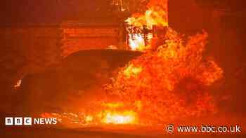 Charity founders heartbroken as car engulfed in flames