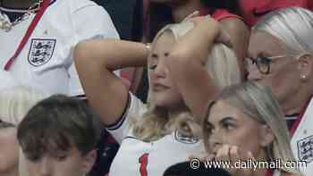 Heartbroken WAGs weep in the stands as Argentina knock Three Lions out of World Cup