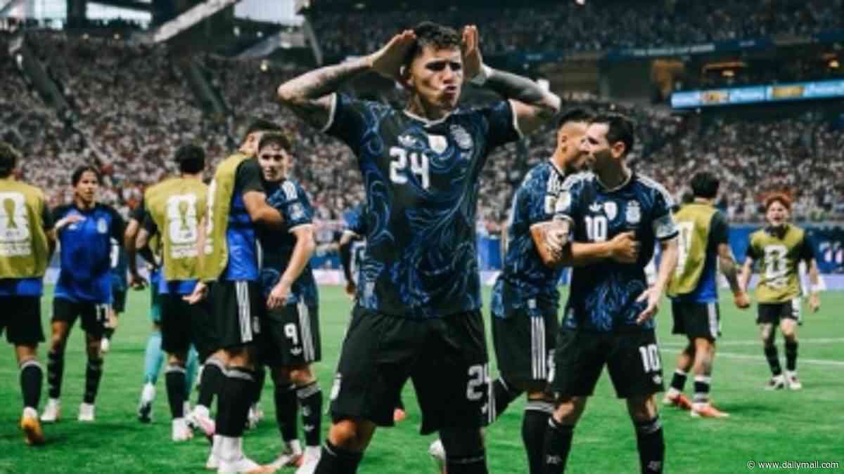Chelsea forced to delete social media post of wantaway star Enzo Fernandez celebrating his World Cup semi-final equaliser against England amid furious fan backlash