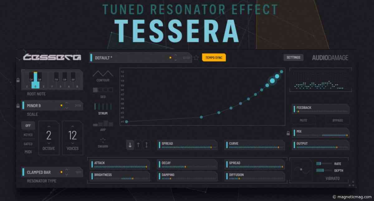 Audio Damage Tessera Turns Any Input Into Tuned Resonator Chords