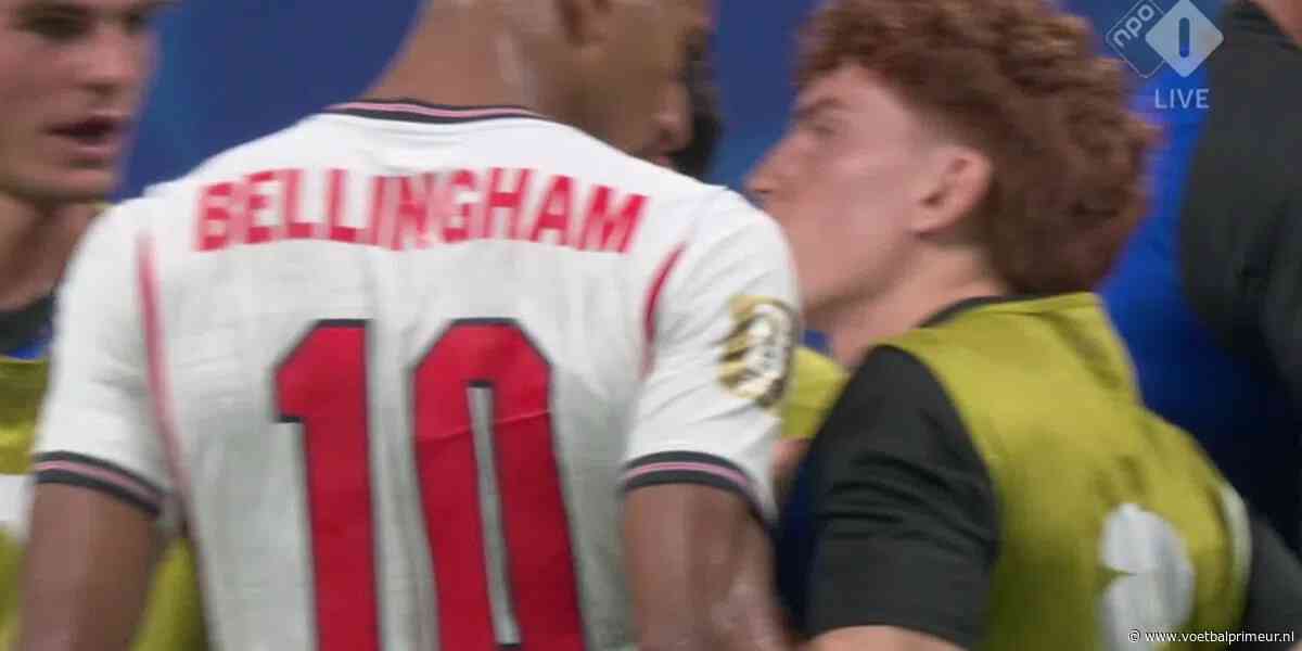 Opmerkelijk: Jude Bellingham geeft harde klap aan Argentinië-speler