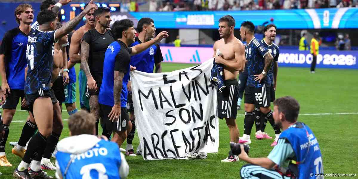 Argentinië gooit olie op vuur met controversieel doek: 'Malvinas zijn Argentijns'