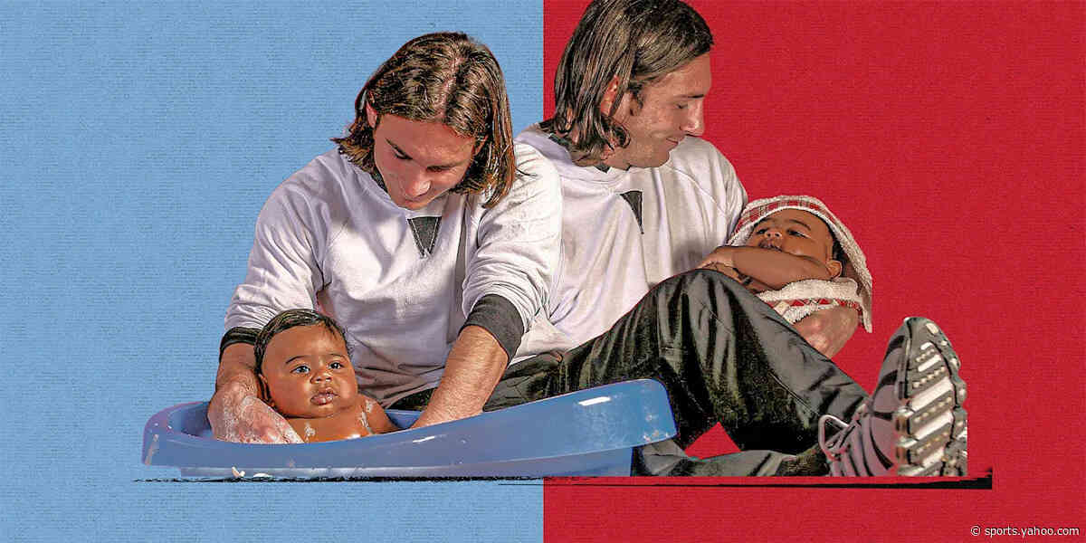 Lionel Messi, a 5-month-old Lamine Yamal and the bathtub photo shoot linking 2 soccer superstars