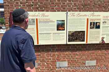Trump administration replaces slavery exhibit at George Washington’s Philadelphia home