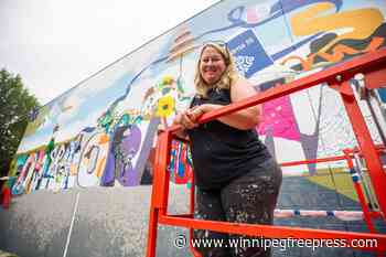 New Folklorama mural rises in Winnipeg’s West End