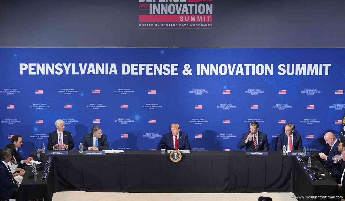 Trump announces $10 billion for defense projects in Pennsylvania
