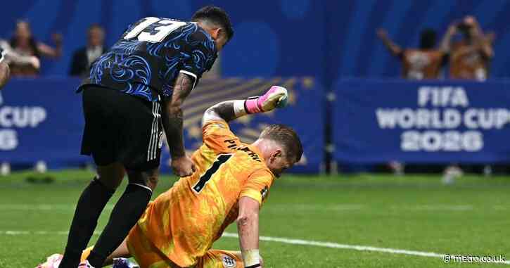 Argentina star spotted mocking Jordan Pickford moments after goal that crushed England
