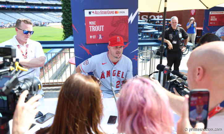 Mike Trout ‘never would’ve envisioned’ playing in the All-Star Game at Citizens Bank Park