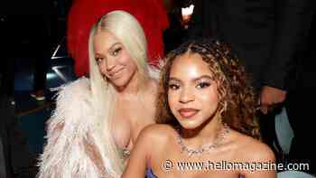 Blue Ivy is Beyoncé's double with tumbling curls during surprise on-stage moment