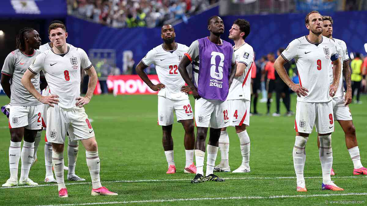 England vs Argentina - World Cup semi-final RECAP: Three Lions suffer late heartbreak as super sub Lautaro Martinez heads home winner from Lionel Messi's cross in stoppage time