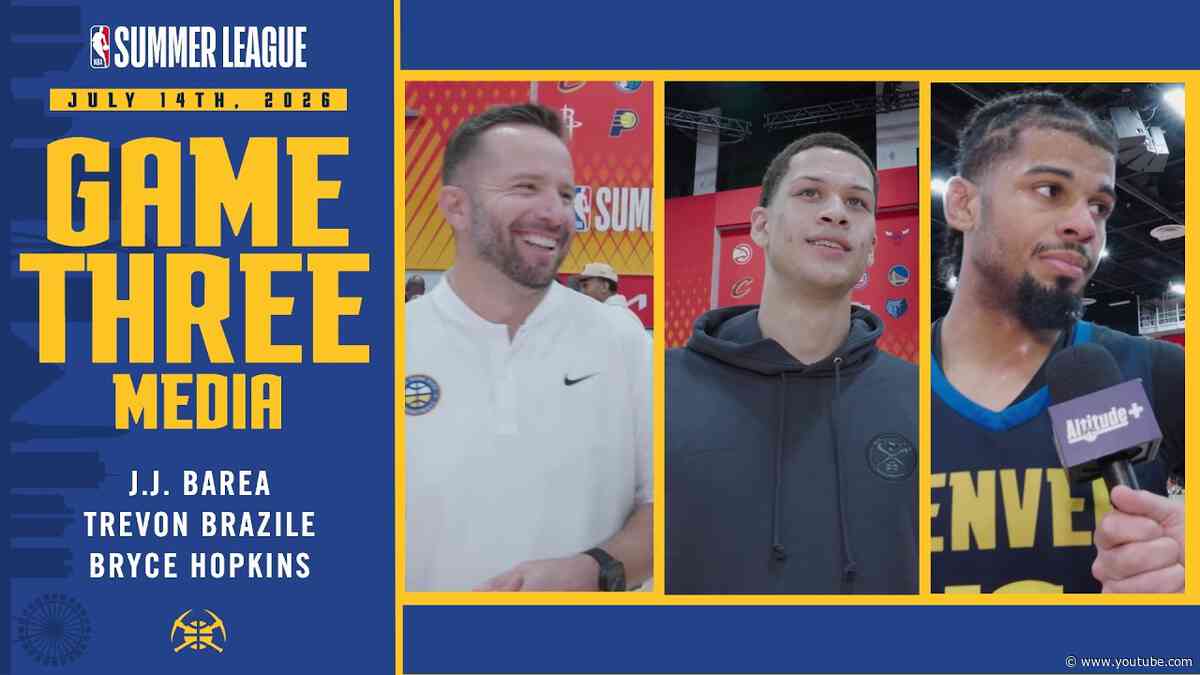 Full Denver Nuggets Media vs. Thunder 🎙 | 2026 NBA Summer League