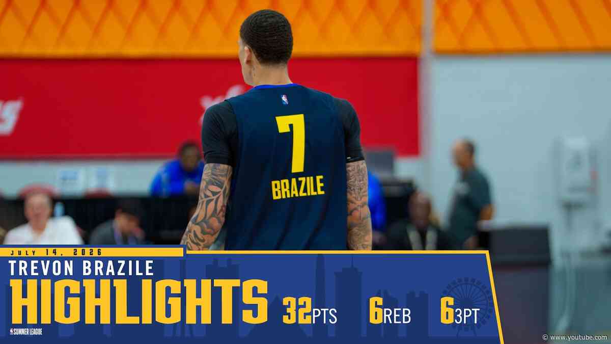 Trevon Brazile 32 PTS Highlights vs. Thunder 📺 | 2026 NBA Summer League