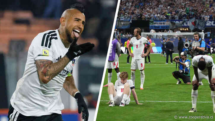 Vidal tras nueva remontada de Argentina en el Mundial: "Ingleses cagones"