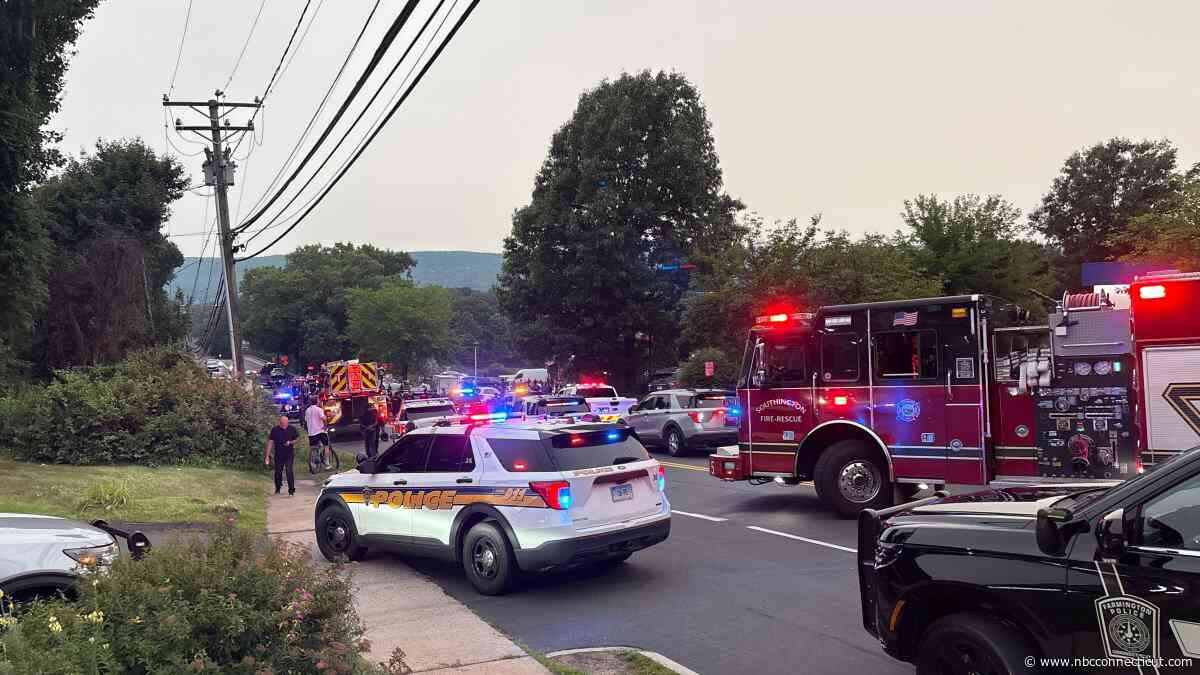 Heavy police presence at Cadillac Ranch in Southington