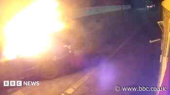 Father and son cleared of GBH after car hit diner
