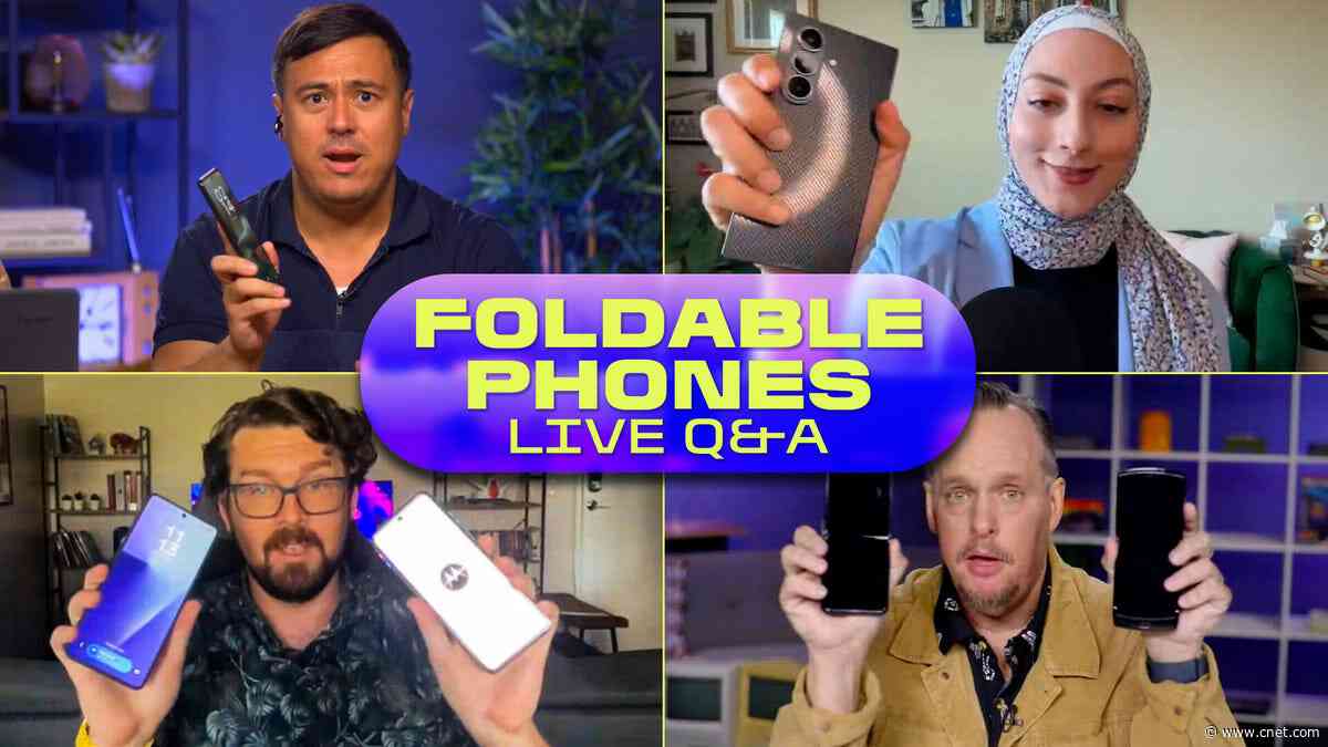 We Brought All Our Foldable Phones to Discuss Samsung's Galaxy Unpacked video