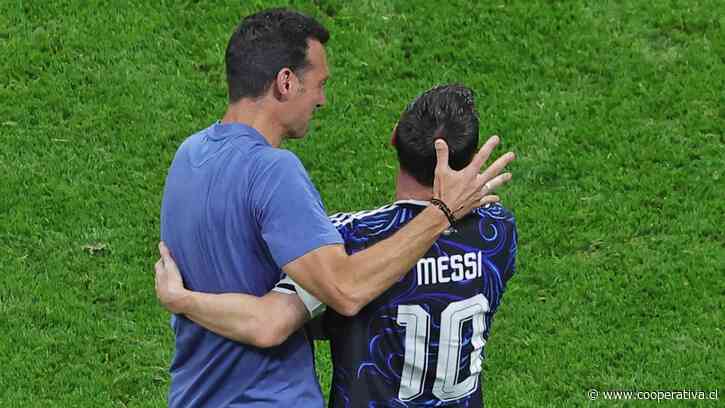 Scaloni: Ya no hay dudas de que Messi es el mejor de la historia