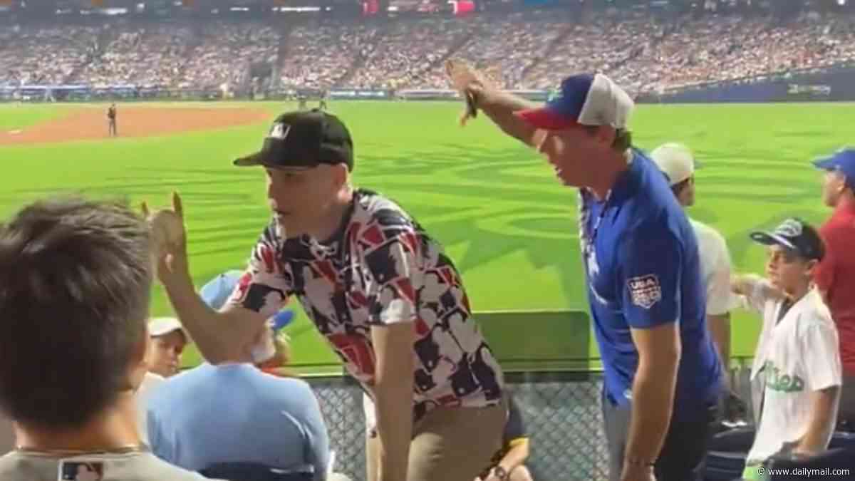 'Hated' MLB ballhawk strikes again at All-Star Game... and gets booed by furious Philadelphia fans