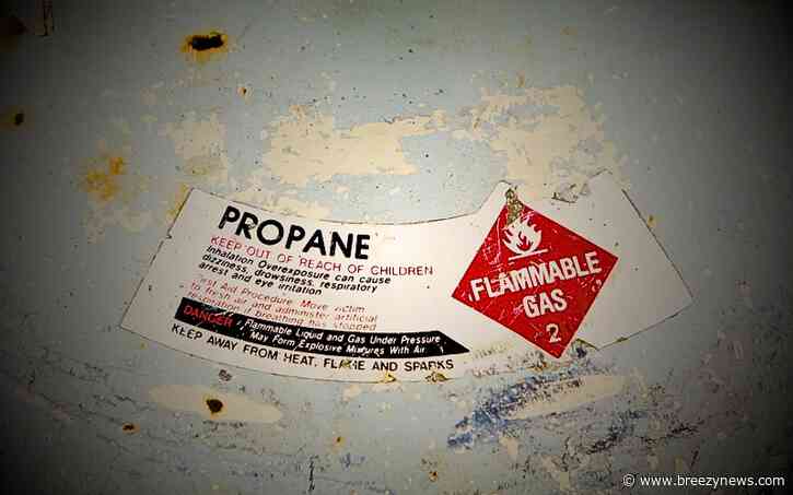 Vehicle Strikes Underground Propane Tank, No One Injured