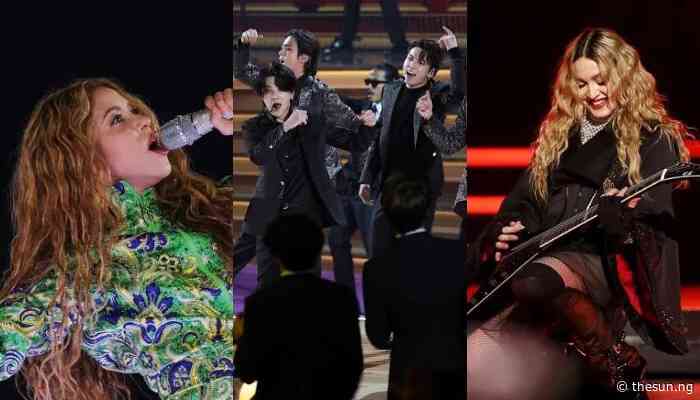 Extended half-time musical show for final
