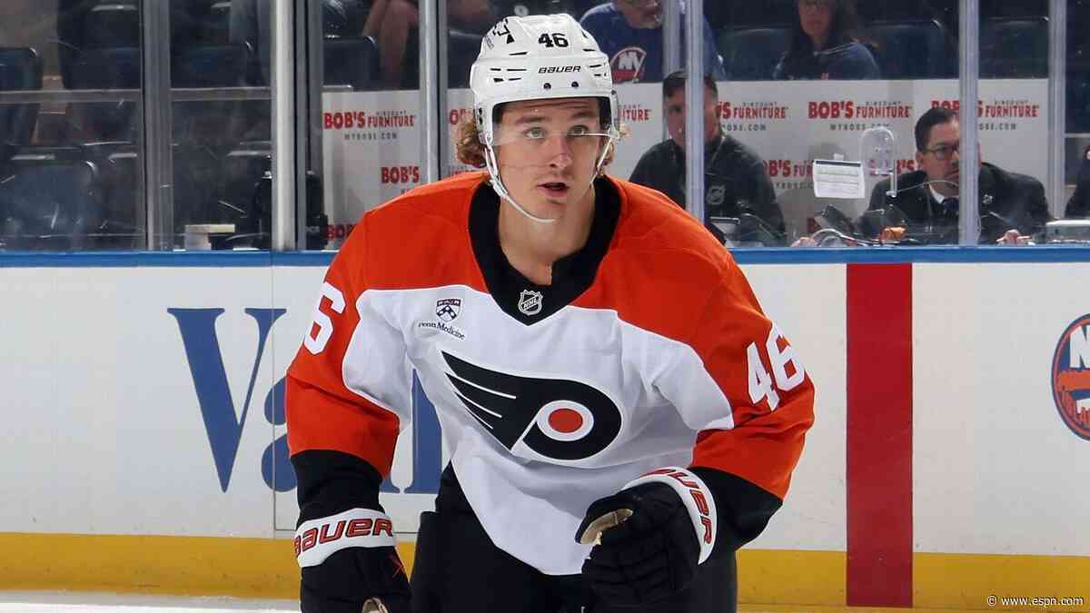 Sources: Flyers re-signing Zegras to 4-year deal