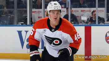 Sources: Flyers re-signing Zegras to 4-year deal
