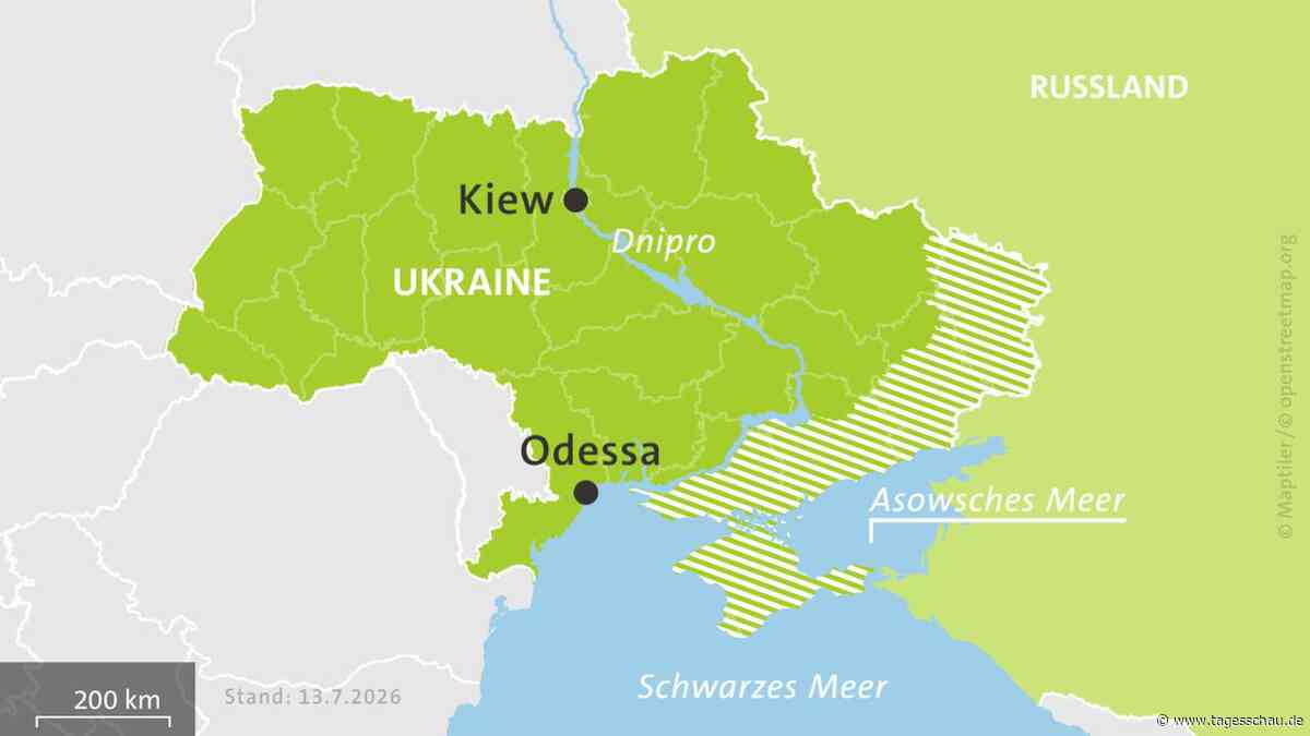 Russland feuert Raketen auf Kiew ab