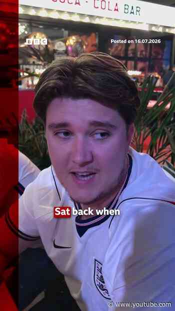 England fans react to World Cup loss. #BBCNews