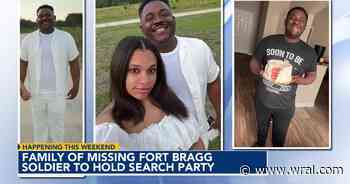 Missing Fort Bragg solider's familly is coming to NC to help in search efforts