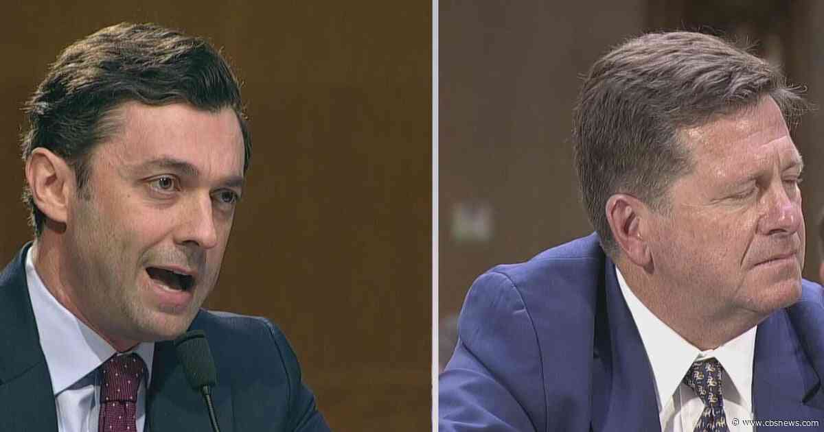 Sen. Jon Ossoff presses DNI nominee Jay Clayton on 2020 election, repeatedly refuses to say Biden won