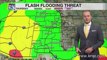 More monsoon moisture brings widespread storm chances this weekend