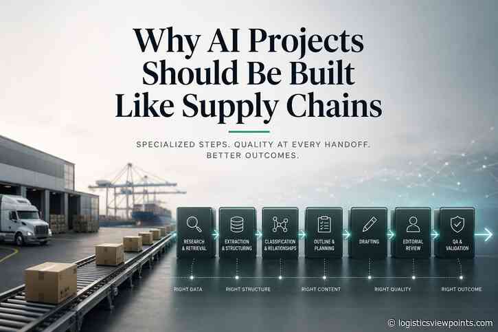 Why AI Projects Should Be Built Like Supply Chains