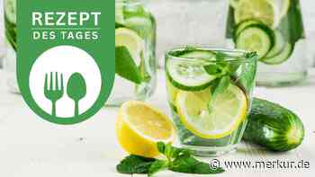 Selbstgemachte Gurken-Limonade mit frischem Basilikum – leichte Erfrischung ohne Zucker