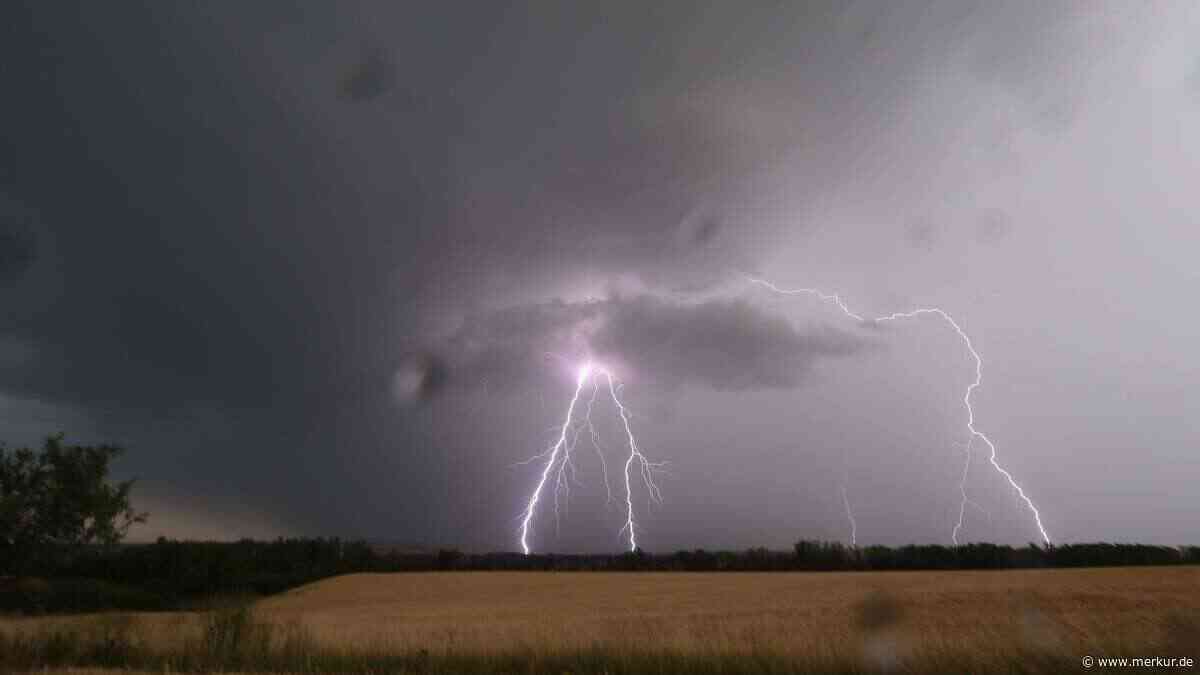 Auch heute: Gewitter und Unwetter mit Starkregen in Bayern – wo die Schwerpunkte liegen