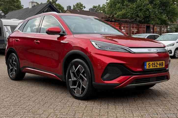 Dankzij hoge afschrijving koop je een jonge BYD Atto 3 al voor bijna de helft van de nieuwprijs