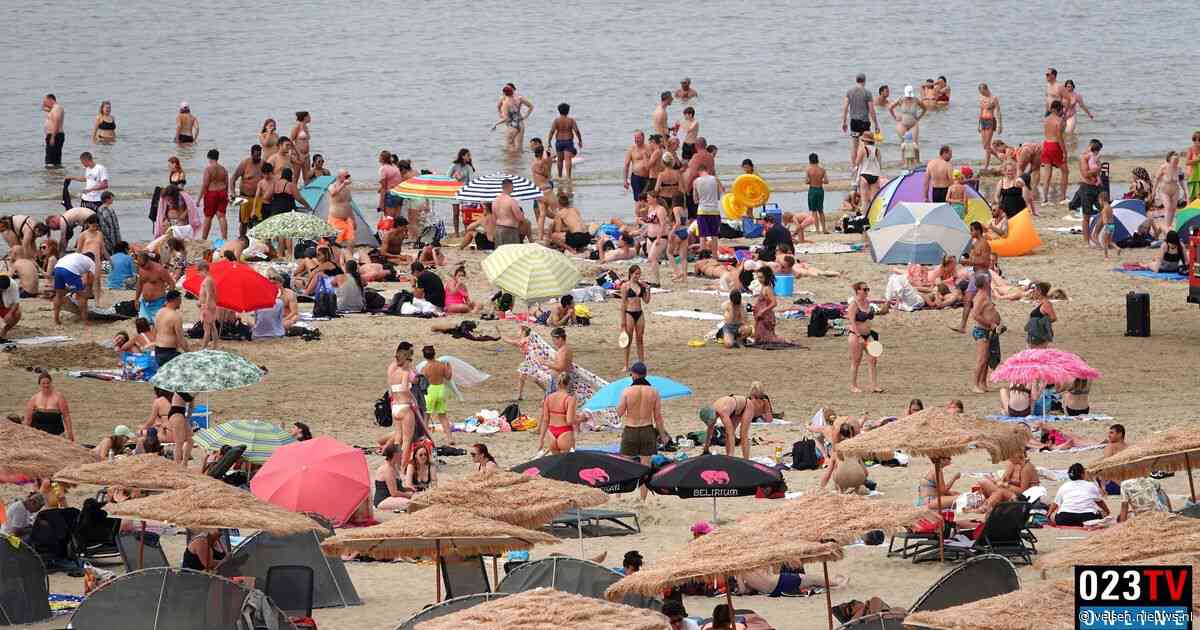 Zee nog nooit zo warm in midden juli