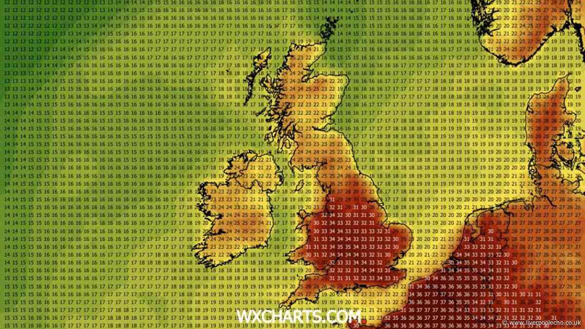 UK set for fresh heatwave surge with nine counties at 35C or more - full list
