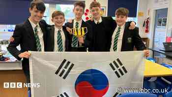 School Lego team wins global award in South Korea