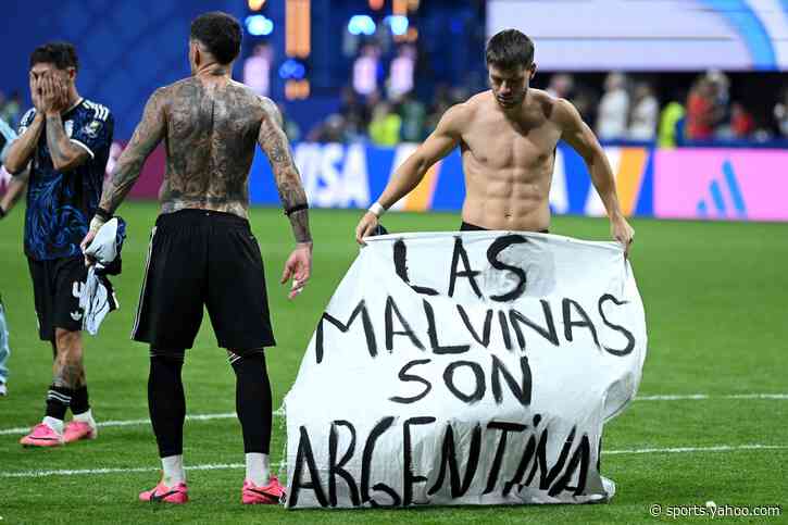 What punishment could Argentina face for Falklands banner after England win?