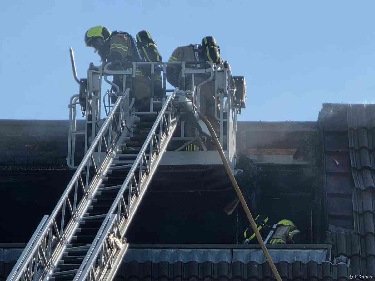 Middelbrand in appartementencomplex aan Groenhovenweg in Gouda