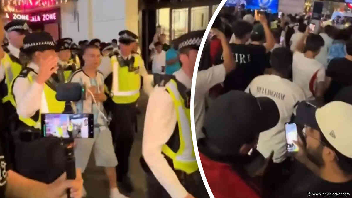 Eenzame Argentijn gered door Britse politie na bestorming Engelse supporters